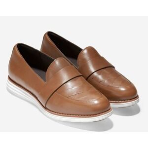 Cole Haan OriginalGrand Shoes Loafers Women's Size 8.5B OS Brown Leather W15302